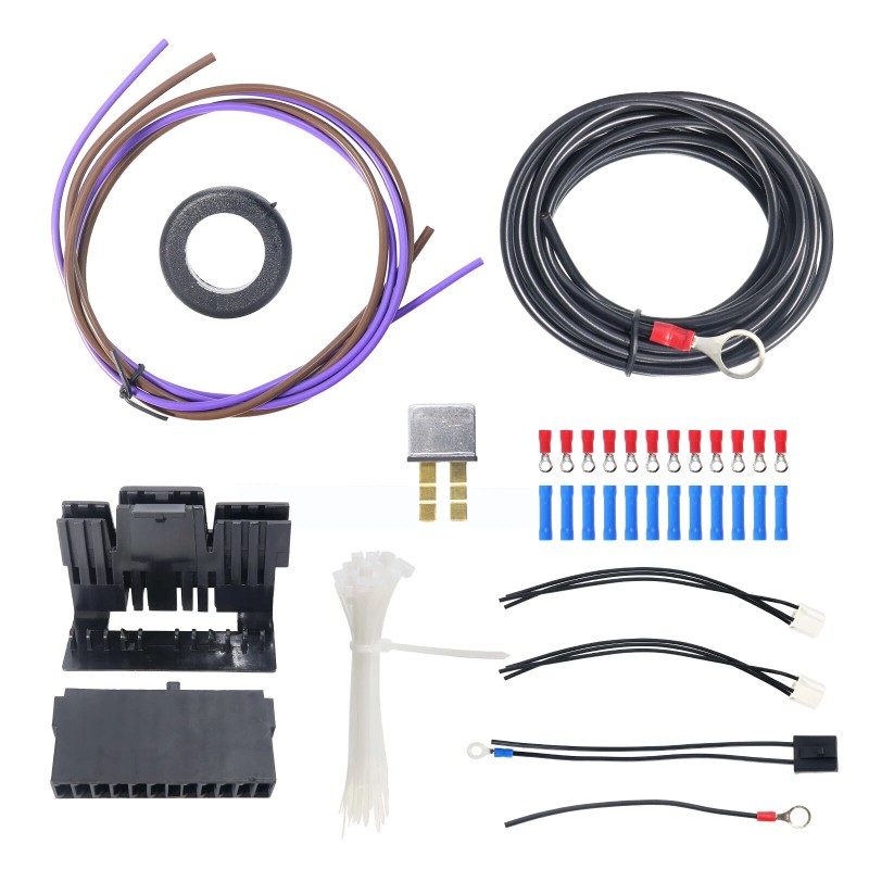 u.s.eliteautoparts 21 Circuit Wiring Harness For Chevy Ford Hotrods Universal