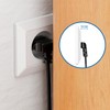 deleyCON 1.5 m Power Cable with Flat Angled Euro Plug