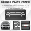 License Plate Holder, No Drill Front Licenses Plate Bracket Hardware