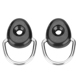 Kayak D Ring, 6Pcs Canoe D Buckle Tie Down Loop Safety Deck Fitting Accessory Parts Replacement for Boat Canoe Kayak Fishing Rigging Bungee Accessories