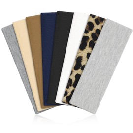 Flintronic 8 Pieces Sports Women's Headband, Women's Sport, Cotton Stretch Sweatband, Mixed Colours, Wicking Stretchy Headband for Women Sport/Yoga/Running/Fitness