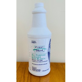 First Mark All purpose Cleaner with Bleach - First Mark Brand      1 Quart (0.9 liters)