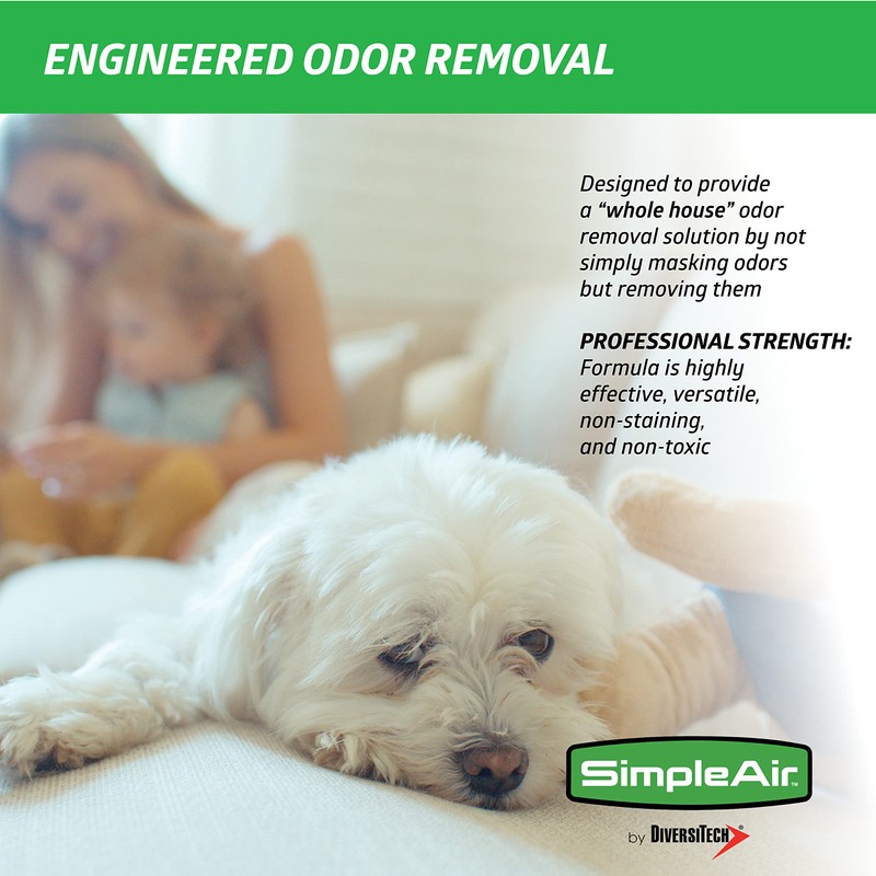 SimpleAir SC-3200 Duct Fresh Spray Air Freshener, Deodorizer, Professional HVAC