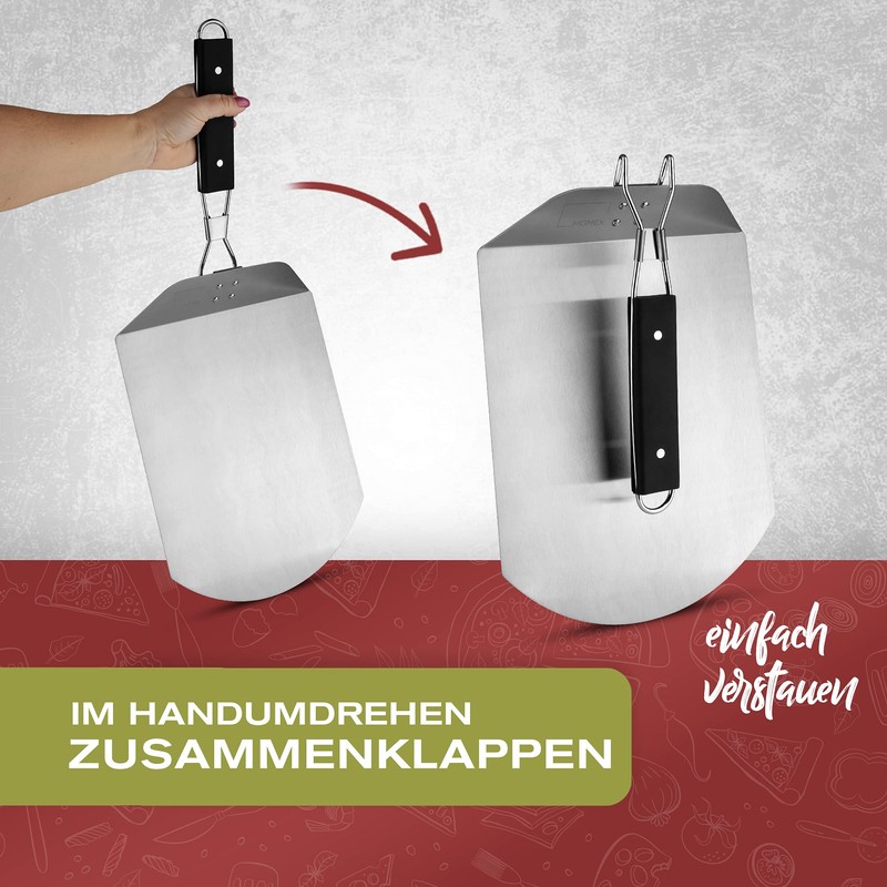 Momex pizza spatula for the grill and oven, pizza spatula
