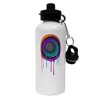TooLoud Paint Drips Speaker Aluminum 600ml Water Bottle - White
