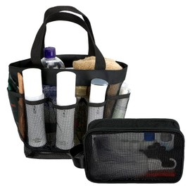BONHEUR PLUIE Sauna Bag, Spa Bag, Mesh Bag, Large Capacity with Mesh Mini Pouch