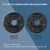 JDMSPEED 2Pcs 10" x 2-1/4" Electric Trailer Brake Assemblies for