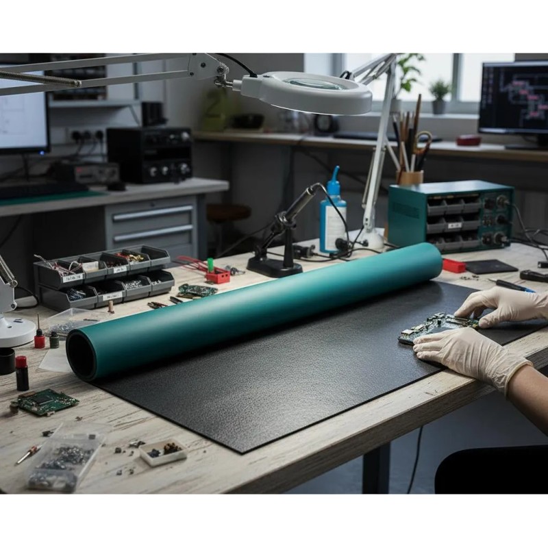 Manta Antiestática Para Mesa De Reparacion Celular 1m X 0.6m
