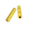 Voluty Tek 1/8 Inch TRS TS 3.5MM Female to Female
