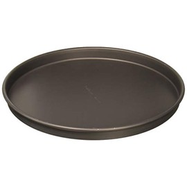 LloydPans 12x1, Pre-Seasoned PSTK, Rolled Rim for Strength Straight Sided Pizza Pan, inches, Dark Gray