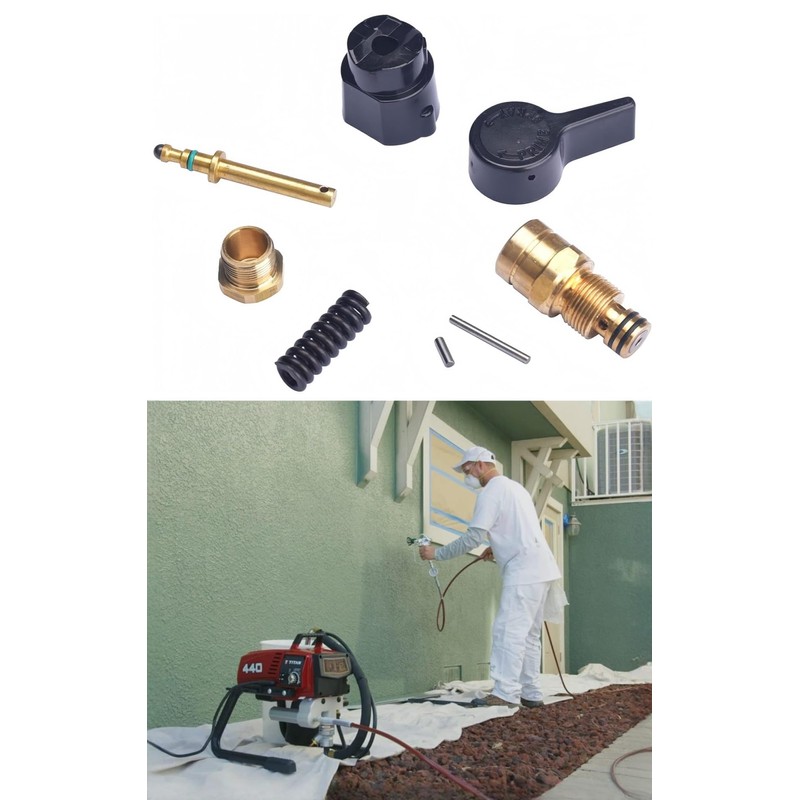 700258 Prime Spray Valve Kit,Drain Valve Compatible with Titan 440