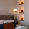 Popity home Gold Mid Centry Modern Wall Sconce, Globe Wall