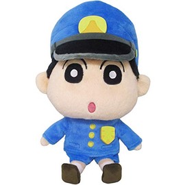 SAN-EI SN38 Shin-chan in School Uniform Plush Toy, Crayon Shin-chan in Different Costumes Series, Height 9.4 inches (24 cm), Size S