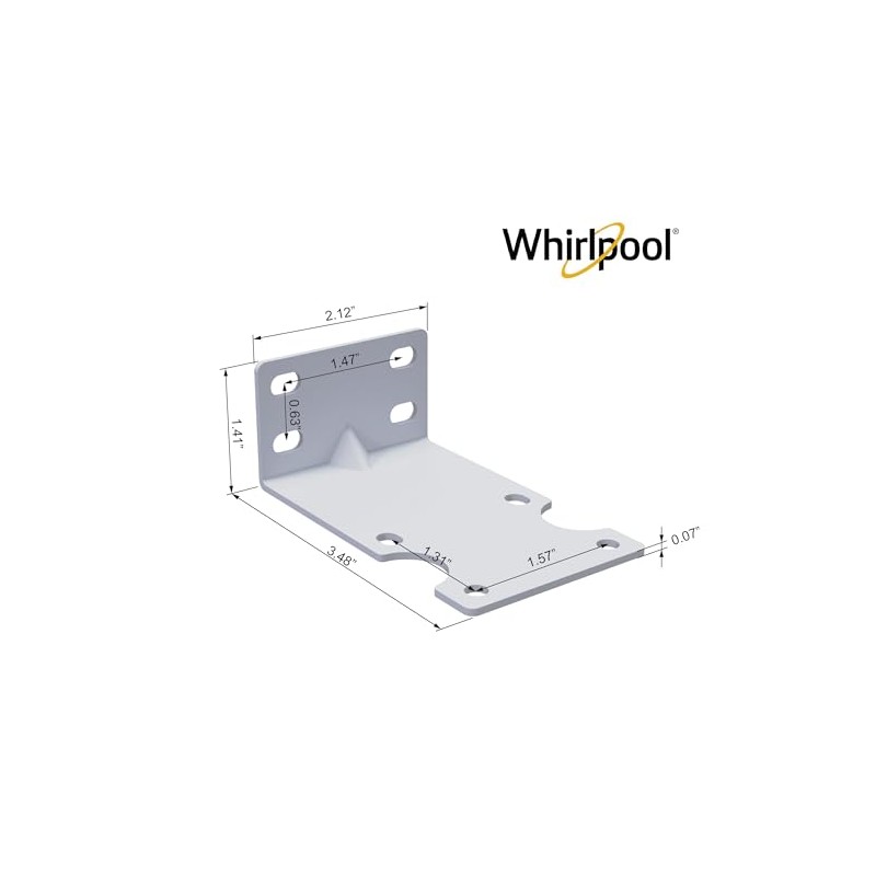 Whirlpool Mounting Brackets for Water Filter Housings #WHKF-B6, Compatible with