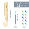 Mayboos 25mm Huge Crochet Hook, Large Yarn Crochet Hooks Needles,