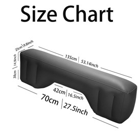 Geterral Car Air Mattress,Portable Foldable Car Bed,Car Back Seat Mattress for Dogs,Kids,Adults,Car Camping Mattress for Working,Travel,Camping,Sleeping