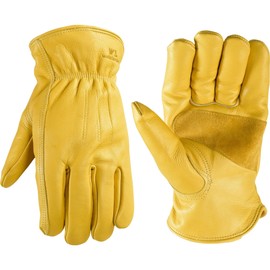Wells Lamont Men's Fleece-Lined Thinsulate Winter Leather Work Gloves, XXX-Large 1108