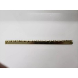 NE Hinge  2 piece Brass Plated Hinge 8" long X .75" wide with holes