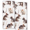 ainori Cute Mouse 2 Pack Hand Towels, 14.5x28 Inch Towel
