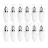 10pcs E12 LED Bulb 1.5W Warm White Lamp for Chandelier