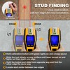 PREXISO 2-in-1 Stud Finder with Laser Level, Rechargeable Multi Surface