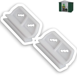 DIY Best Buy Replacement Door Slides for Metal Shed - Durable PETG, White, Set of 2, Made in UK