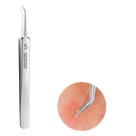 피지 압출 코피지제거 블랙헤드 사선 집게 Blackhead Extraction Tool with Pore Pressure Tweezers