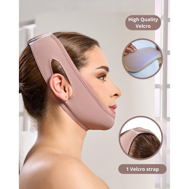 SHAPE CONCEPT Chin Strap for Sleeping 320 with Powernet, Otoplasty