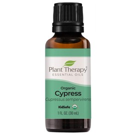 Plant Therapy Organic Cypress Essential Oil 30 mL (1 oz) 100% Pure, Undiluted, Therapeutic Grade