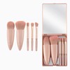 Juego De Brochas De Maquillaje De Viaje, Correctores De Polvo