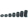 10X Plastic SPACERS M5 Thickness 4MM to 30MM ID 5MM OD 10MM WASHERS Screw Tube Black Universal (Thickness L=4mm)