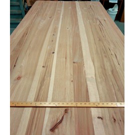 Hickory Pecan Rustic Planked Knotty Wood Veneer 24" x 24" on Paper Backer 1/40"