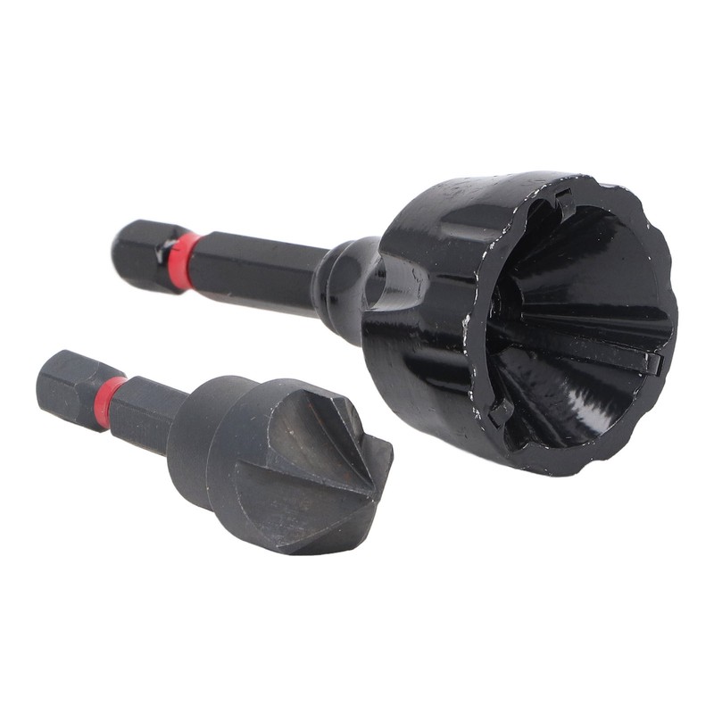 Deburring Chamfer Tool Set 1/4in Drill Bit Deburring External Chamfer