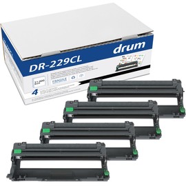 DR229CL Drum Unit Compatible Replacement for Brother DR229CL Drum, DR-229 DR-229CL Black Use with HL-L3300CDW HL-L3280CDW HL-L3220CDW MFC-L3720CDW MFC-L3780CDW (DR229cl Brother Drum 4 Pack)