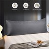 WishSmile Body Bamboo Cooling Pillowcases Long Pillow Cases Breathable Cool