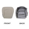 Priprilod Tan Leather Passenger Side Bottom Replacement Seat Cover Compatible