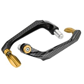 1 Pair Motorcycle Lever Protector Brake Clutch Lever 22 mm 7/8 Inch CNC Aluminium Alloy Motorcycle Handlebar Protection Universal Brake Protection for Motorcycles Offroad Bike Mountain Bikes Electric