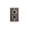 Elite Core Duplex Wall Plate w/1 Tactical Ethernet and 1