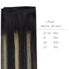 WENNALIFE Weft Hair Extensions Human Hair Extensions for Women Real