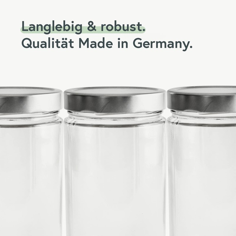 PUREGANIC 16 x Deep Twist Off Lids for Screw Jars