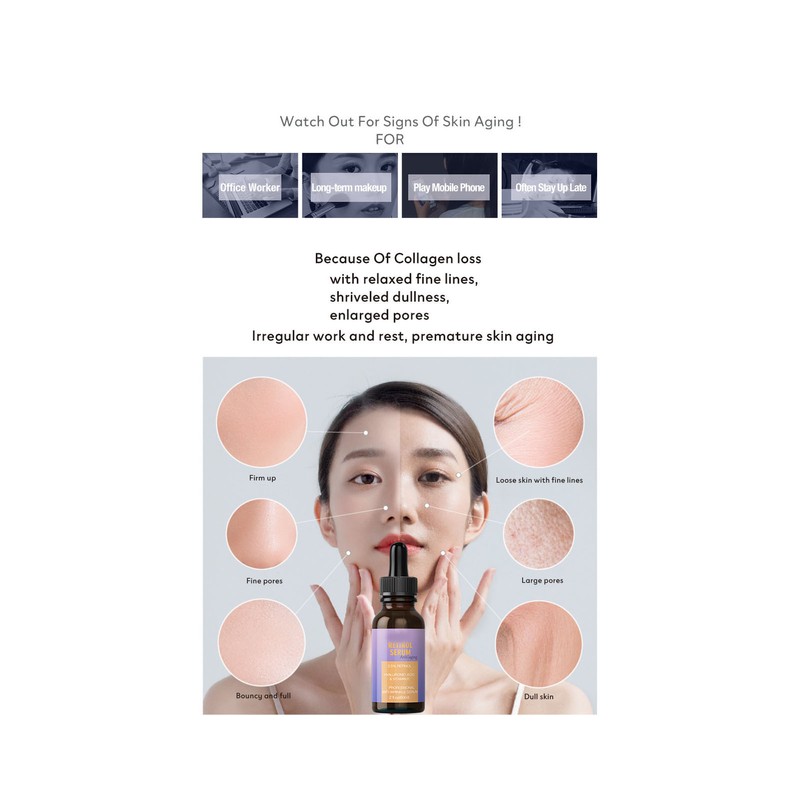 Retinol Serum 60ml Moisturizing Fine Skin Lighten Fine Lines Hydrating