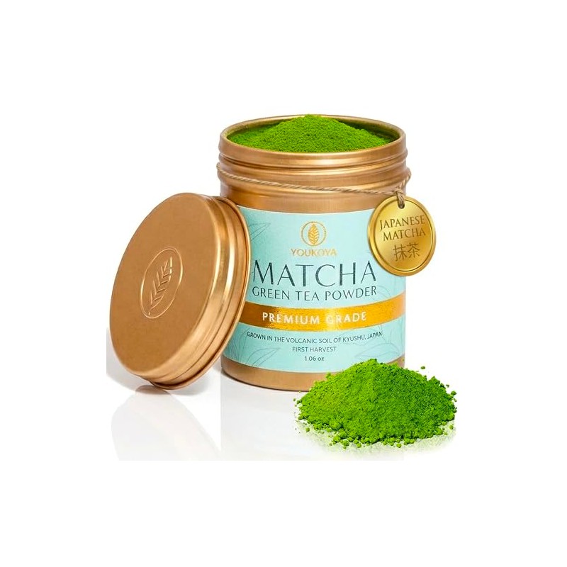 Premium Japanese Matcha Tea Powder from Kagoshima - Unsweetened