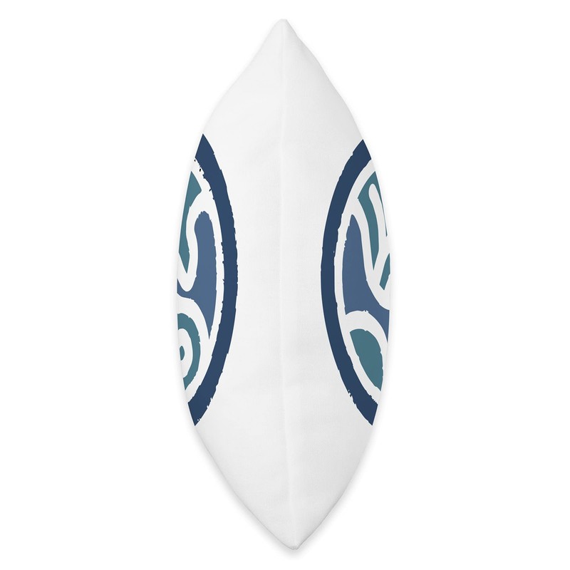 Sel Symbol Elantris Blue Soulstamp Throw Pillow