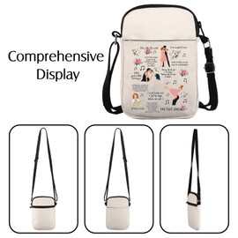 JNIAP 80s Movie Inspired Gift Dance Dirty Crossbody Bag Dancing Lover Gift For Women (Dir Dancing C Bag)