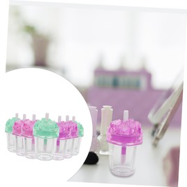 OHPHCALL 7pcs Lip Gloss Tubes Wand Empty Lip Gloss Containers Diy Kit Small Business Personal Use Random Color