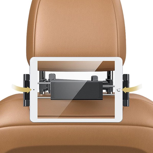 Hsyadazi Universal Tablet Holder Car – Adjustable Headrest Mount for