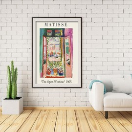 WUDWL Diamond Painting Kits for Adults - Open Window DIY 5D Diamond Art Kits Full Drill Diamond Dots Paintings with Diamonds Gem Art and Crafts Home Decor 12x16inch