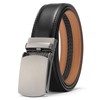 SENDEFN Men's Leather Belt, Ratchet Automatic Buckle for Men, Business