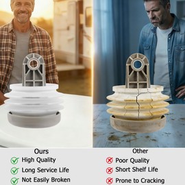 HUNKING 385230980 Toilet Bellows Pump for S and J Series Vacuum Pumps and T Series Discharge Pumps; Fits for Dometic Sealand RV and Boat Toilet Vacuflush Parts;