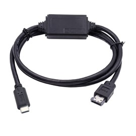 CY Cable for USB-C Type-C to Power Over eSATA DC5V USB2.0 to HDD SSD ODD eSATAp Disk Converter